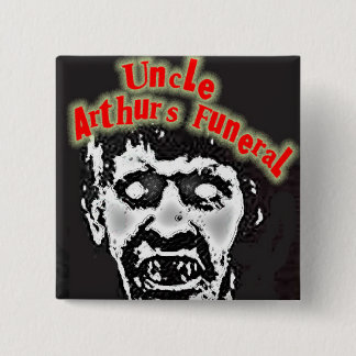 Zombie pin vierkante button 5,1 cm