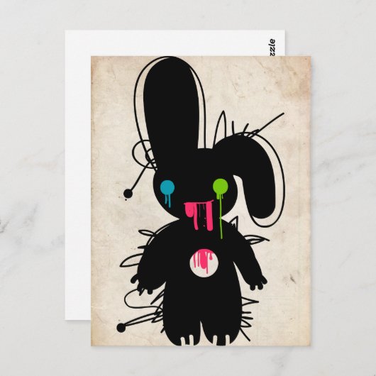 Zombie Piñata Briefkaart (Voorkant / Achterkant)