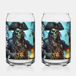 Zombie Pirate Drinkware Set Blikvorm Glas