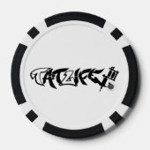 Zombie Pirate Poker Chip (Achterkant)