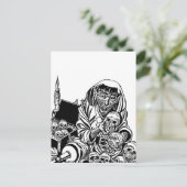 zombie pirate schat monster horror kunst briefkaart (Staand voorkant)