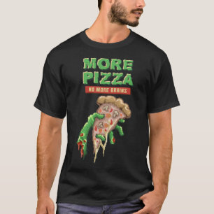 Zombie Pizza, niet-gestorven eet Pizza, Horror Gif T-shirt
