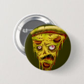 _zombie pizza ronde button 5,7 cm (Voorkant /achterkant)
