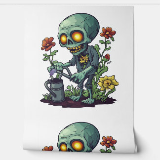 Zombie Plant Moeder Behang