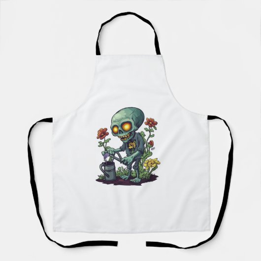 Zombie Plant Ouder Schort (Voorkant)