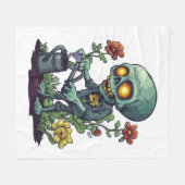 Zombie Plant Parent Fleece Deken (Voorkant (Horizontaal))