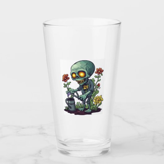 Zombie Plantouder Glas (Voorkant)
