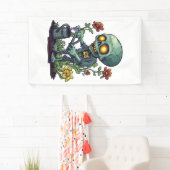 Zombie Plantouder Spandoek (Insitu)