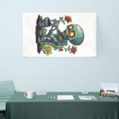 Zombie Plantouder Spandoek (Beurs)