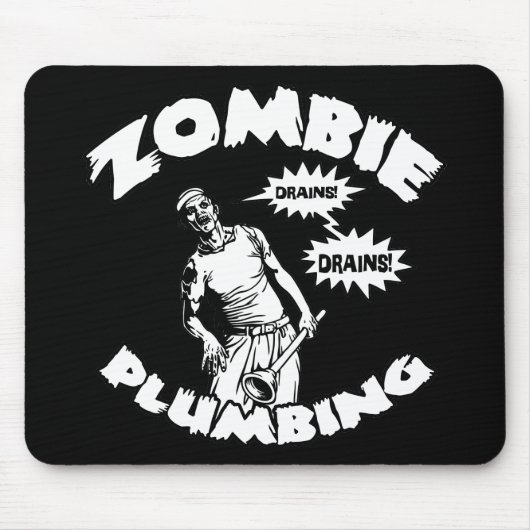 Zombie Plumbing Muismat (Voorkant)