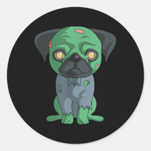 Zombie Pony Ronde Sticker