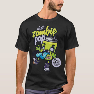 Zombie Pop Sugar Free Funny Saying Humor Quotes T-shirt