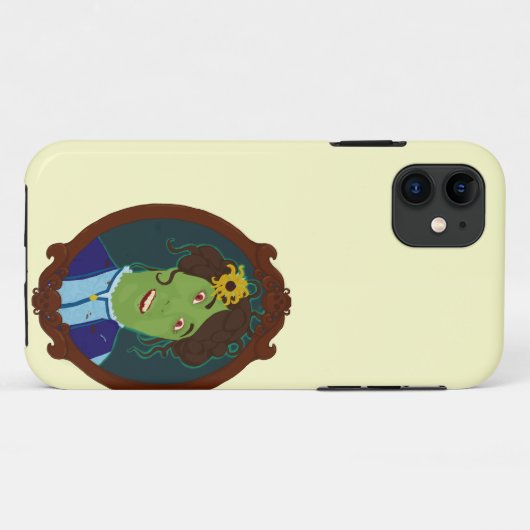 Zombie Portret iPhone 5 Hoesje (Achterkant (horizontaal))