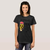 Zombie Potlood Halloween Feestdag Griezelen T-shirt (Voorkant volledig)