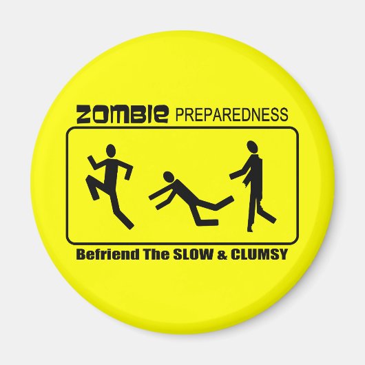 Zombie Preparaatheid voordeur langzamer ontwerp Magneet (Voorkant)