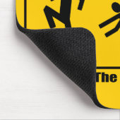 Zombie Preparaatheid voordeur langzamer ontwerp Muismat (Hoek)