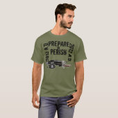 Zombie Prepper T-shirt (Voorkant volledig)