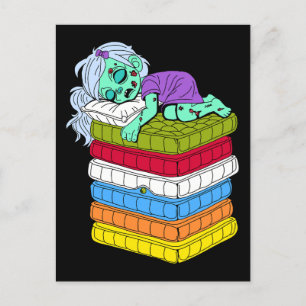 Zombie Princess en de erwt Briefkaart