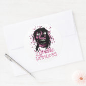 Zombie Princess Ronde Sticker (Envelop)