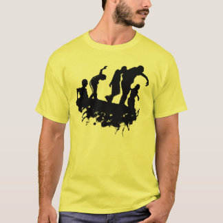 Zombie Procession Silhouette T Shirt