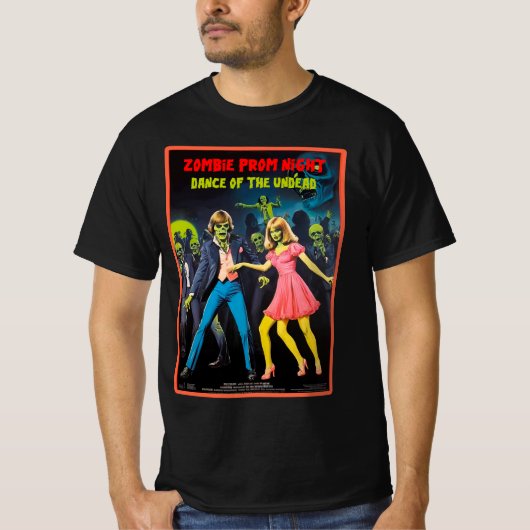 Zombie prom night: dance of the undead t-shirt (Voorkant)