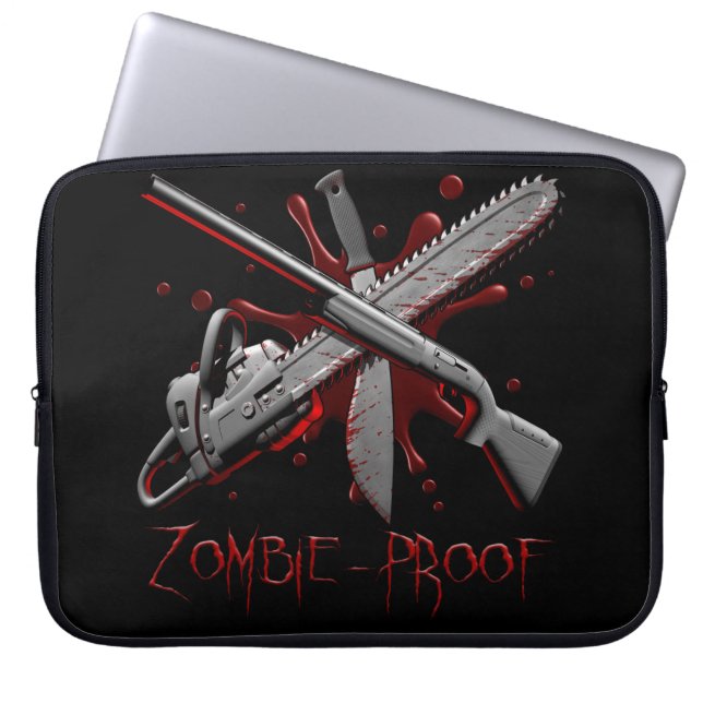 Zombie-Proof-laptophoes Laptop Sleeve (Voorkant)