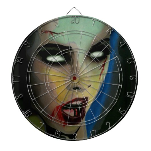 Zombie ProprofilInk Dart Board Dartbord (Voorkant)