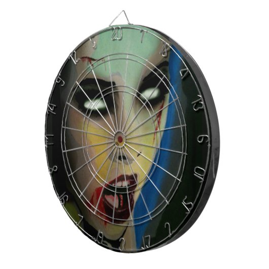 Zombie ProprofilInk Dart Board Dartbord (Voorkant Rechts)