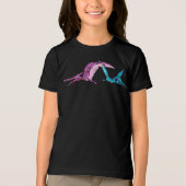 Zombie-pterodactylen Tri-Blend Shirt (Voorkant)