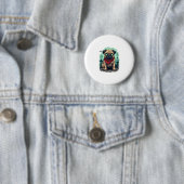 Zombie Pug Parade Ronde Button 5,7 Cm (In situ)