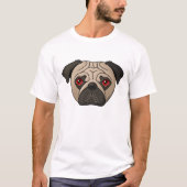 Zombie Pug T-shirt (Voorkant)