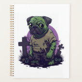 Zombie Pug � Undead Funny Halloween Dog Planner (Voorkant)