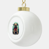 Zombie Pugs Optocht Keramische Bal Ornament (Rechts)