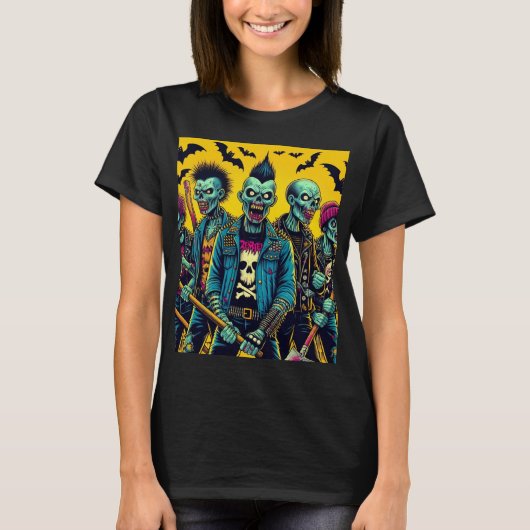 Zombie Punk Band T-shirt (Voorkant)