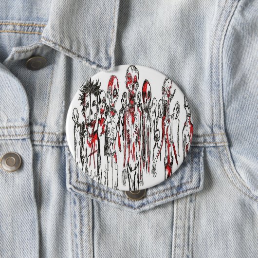 Zombie Punx Button (In situ)