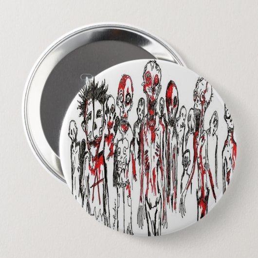 Zombie Punx Button (Voorkant /achterkant)