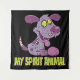 Zombie Puppy Is Mijn Spirituele Dier Wandkleed