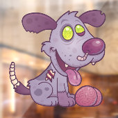 Zombie Puppy Raamsticker (Vel 2)