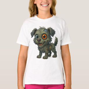 Zombie Puppy Schattige Halloween Hondenshirt T-shirt