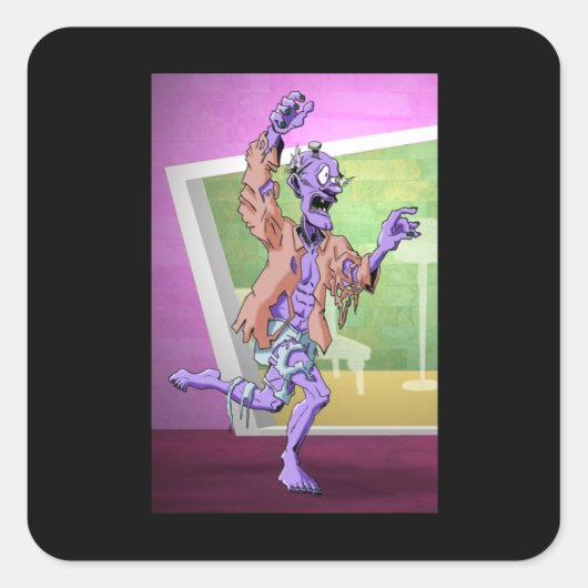 Zombie Pursuit sticker (Voorkant)