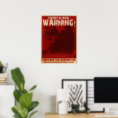 Zombie Quarantine Poster (Thuiskantoor)