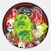 Zombie Raid Stickers (Voorkant)