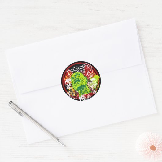 Zombie Raid Stickers (Envelop)