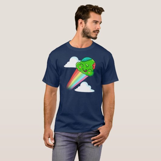 Zombie Rainbow Boost - Ice Cream Jump T-shirt (Voorkant volledig)
