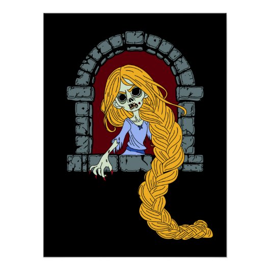 Zombie Rapunzel Perfect Poster (Voorkant)