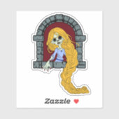 Zombie Rapunzel Sticker (Vel)