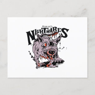 Zombie rattenschepsel halloween Echte nachtmerries Briefkaart