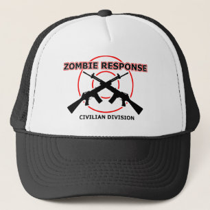 Zombie Reactie Grappige Hoed Muts Humor Trucker Pet