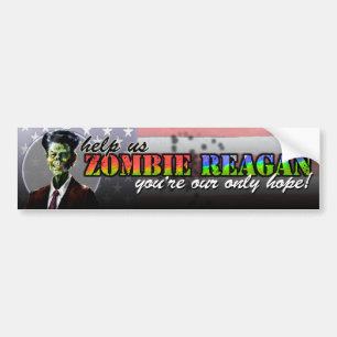 Zombie Reagan Bumpersticker