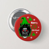 Zombie Red Eyes Style 2 Ronde Button 5,7 Cm (Voorkant /achterkant)